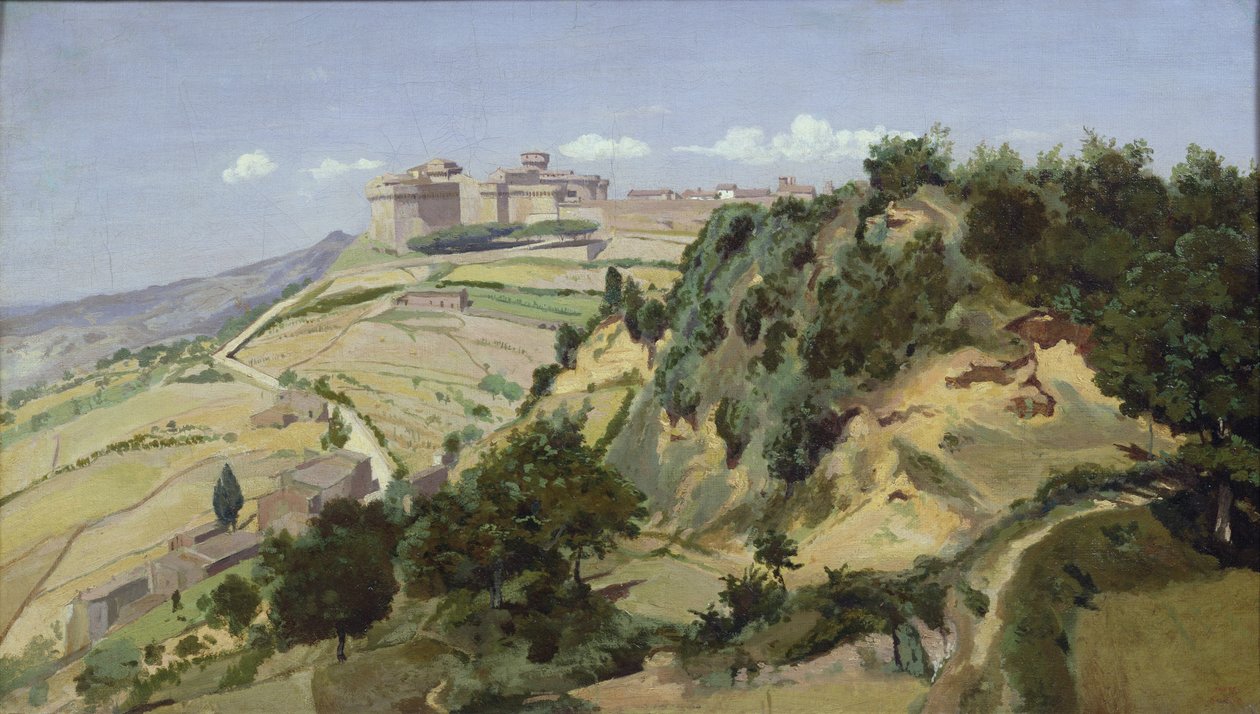 Volterra, 1834 od Jean Baptiste Camille Corot