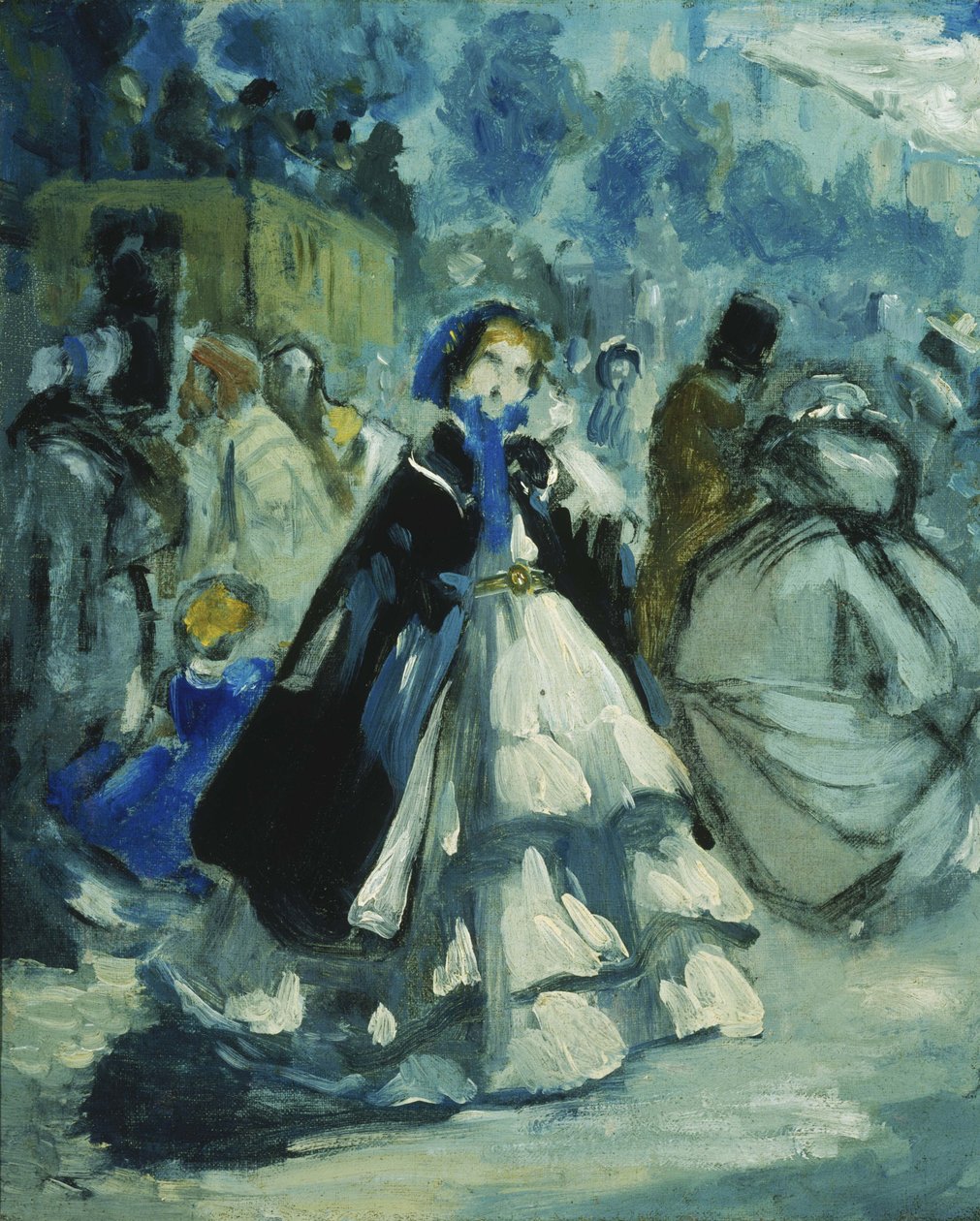 Pouliční scéna od Jean Baptiste Carpeaux