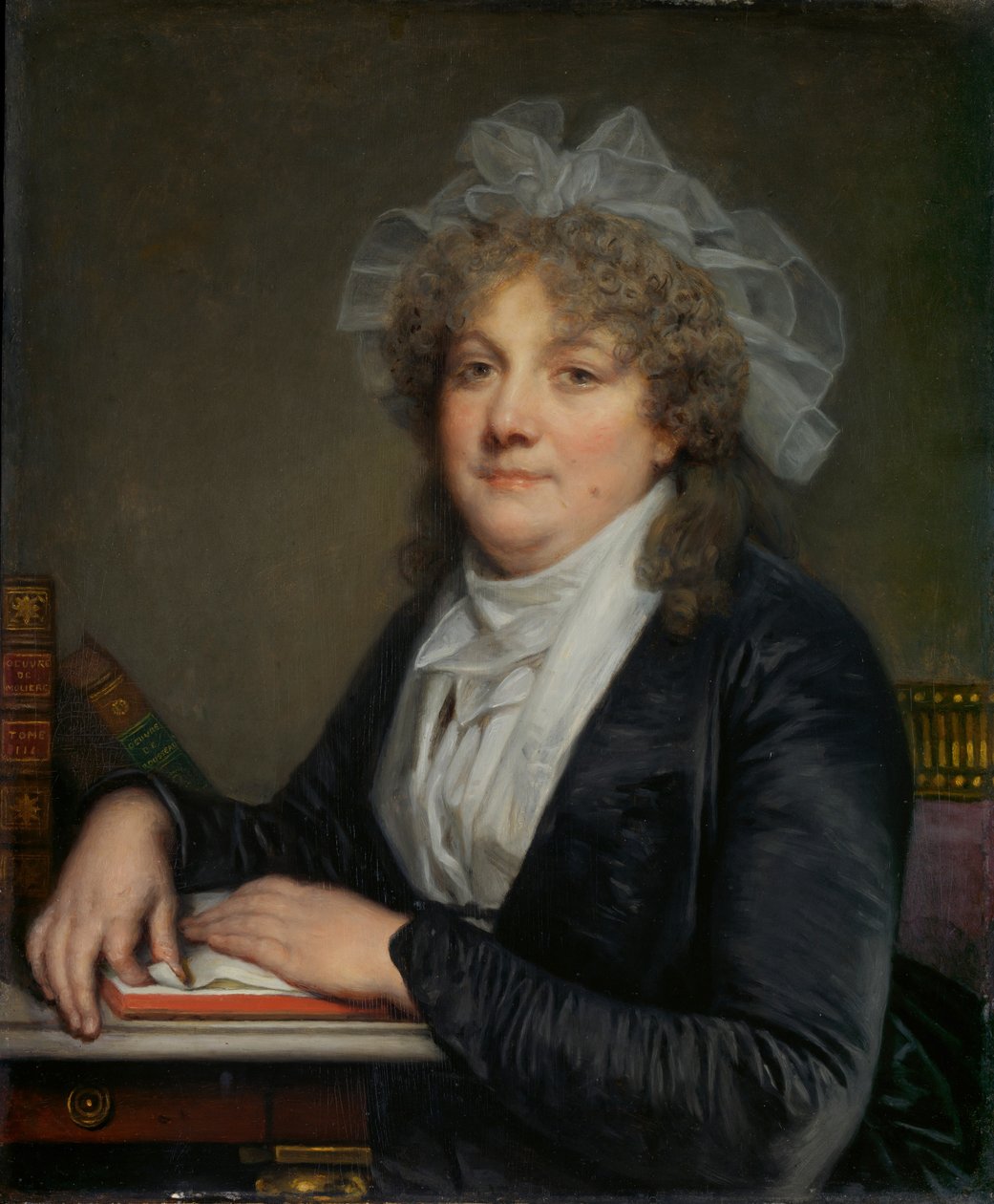 Madame Jean-Baptiste Nicolet, pozdější 80. léta 17. století od Jean Baptiste Greuze