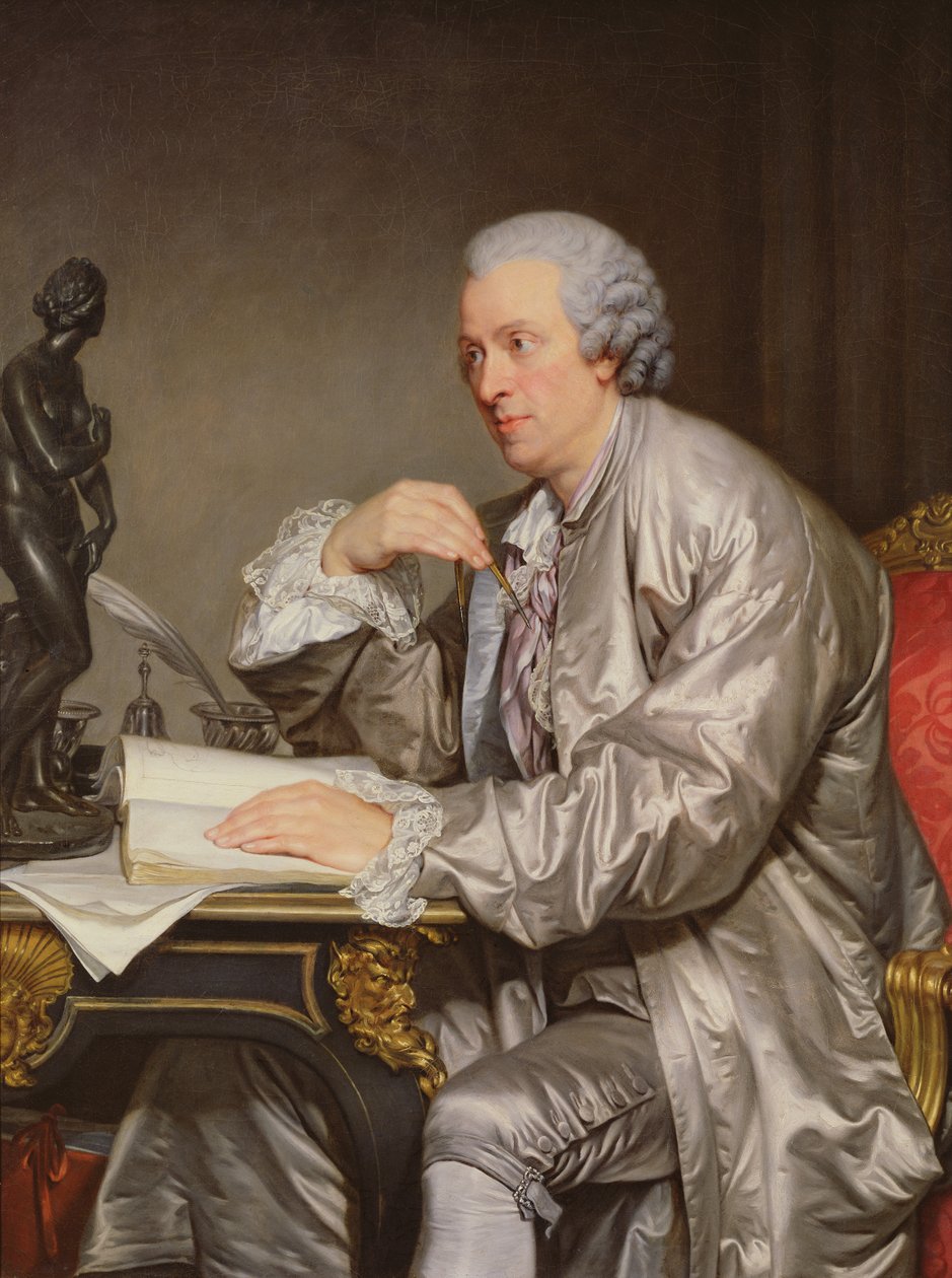 Portrét Claude-Henri Watelet (1718-86) 1763-65 od Jean Baptiste Greuze