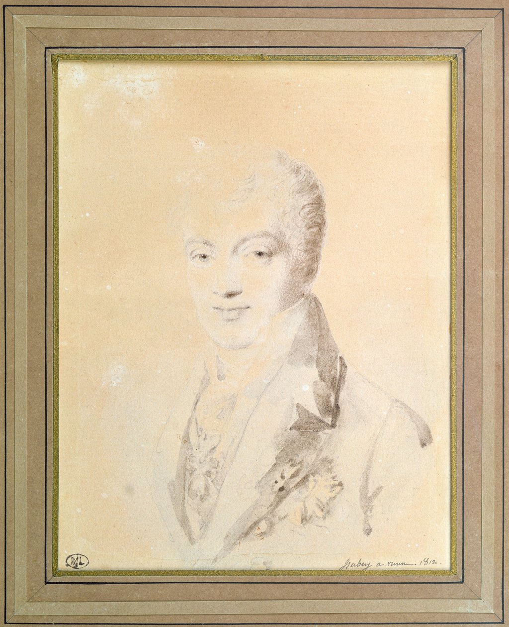 Klemens Wenzel Nepomuk Lothar (1773-1859) kníže z Metternich-Winneburgu, 1812 od Jean Baptiste Isabey