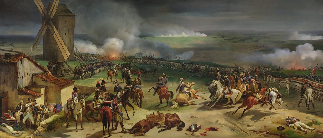 Bitva u Valmy, 20. září 1792, 1835 od Jean Baptiste Mauzaisse