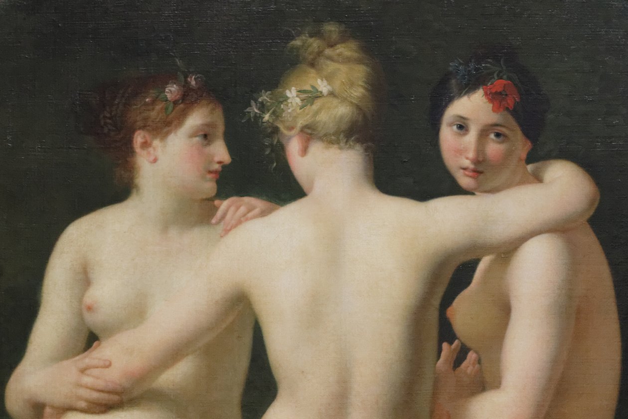 Tři grácie od Jean Baptiste Regnault
