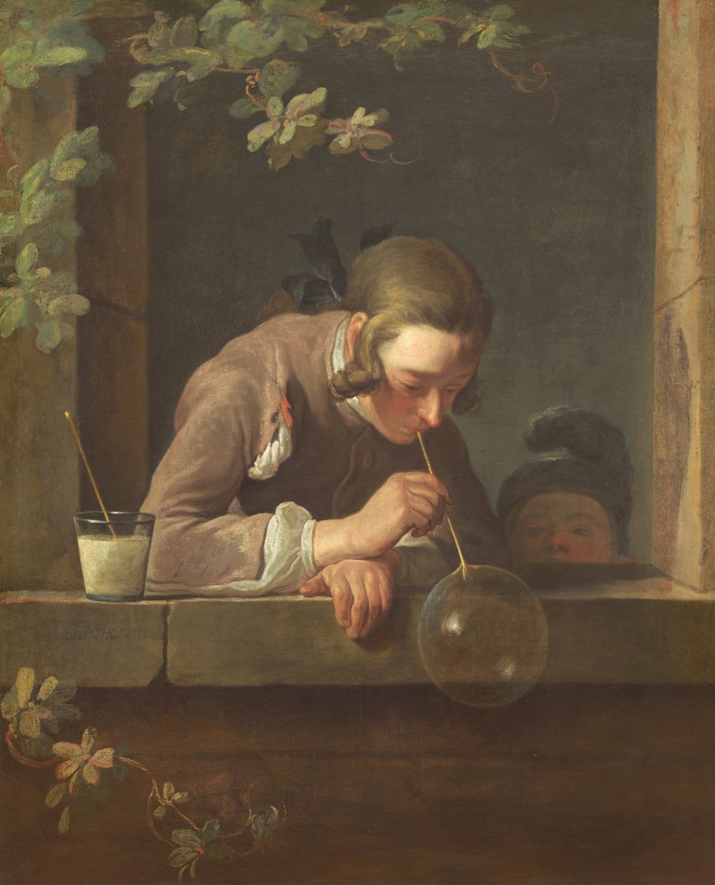 Mýdlové bubliny od Jean Baptiste Simeon Chardin