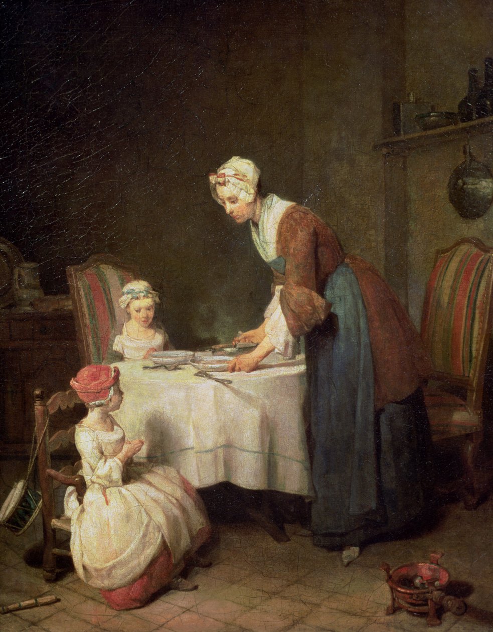 The Grace, 1740 (viz také 204988) od Jean Baptiste Simeon Chardin