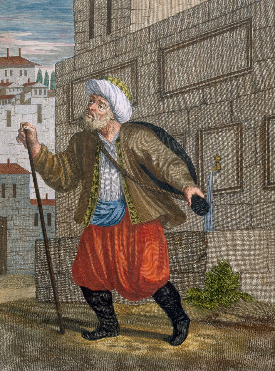 A Saka, deska 59 ze „Sbírka jednoho sta tisků představujících různé národy Levanty“ od Charlese de Ferriola, vyryl Gerard Scotin (1671-1716), 1707-08 od Jean Baptiste Vanmour