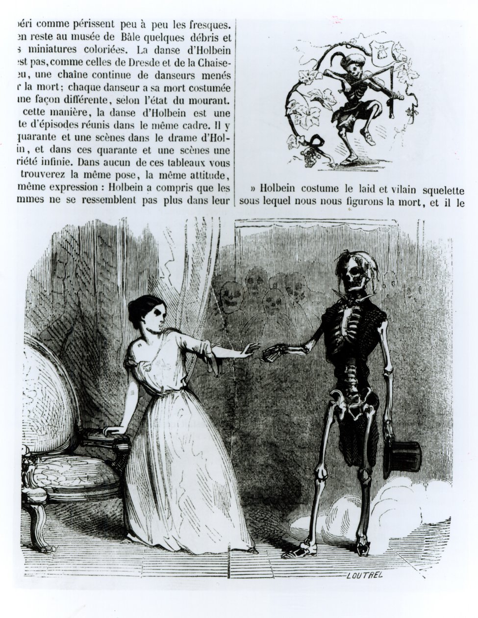 Tanec smrti od Jean Baptiste Victor Loutrel