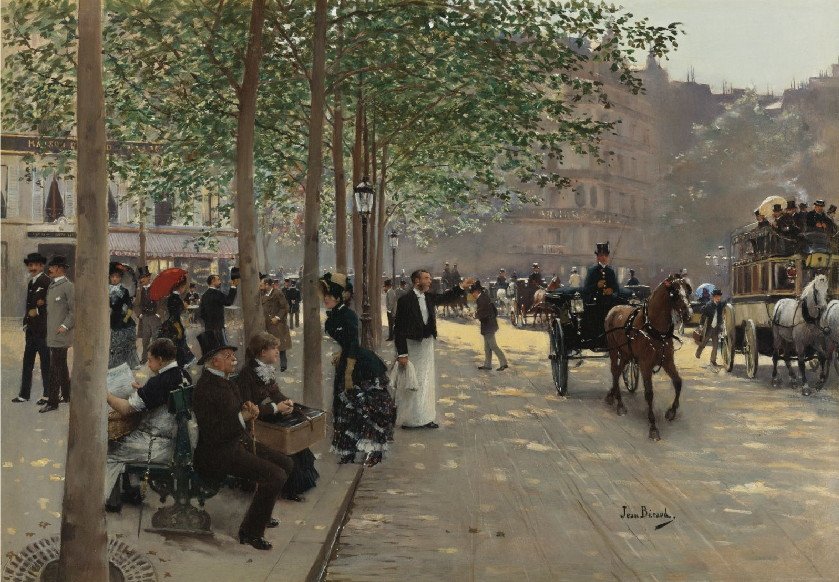 Avenue Parisiennen od Jean Beraud
