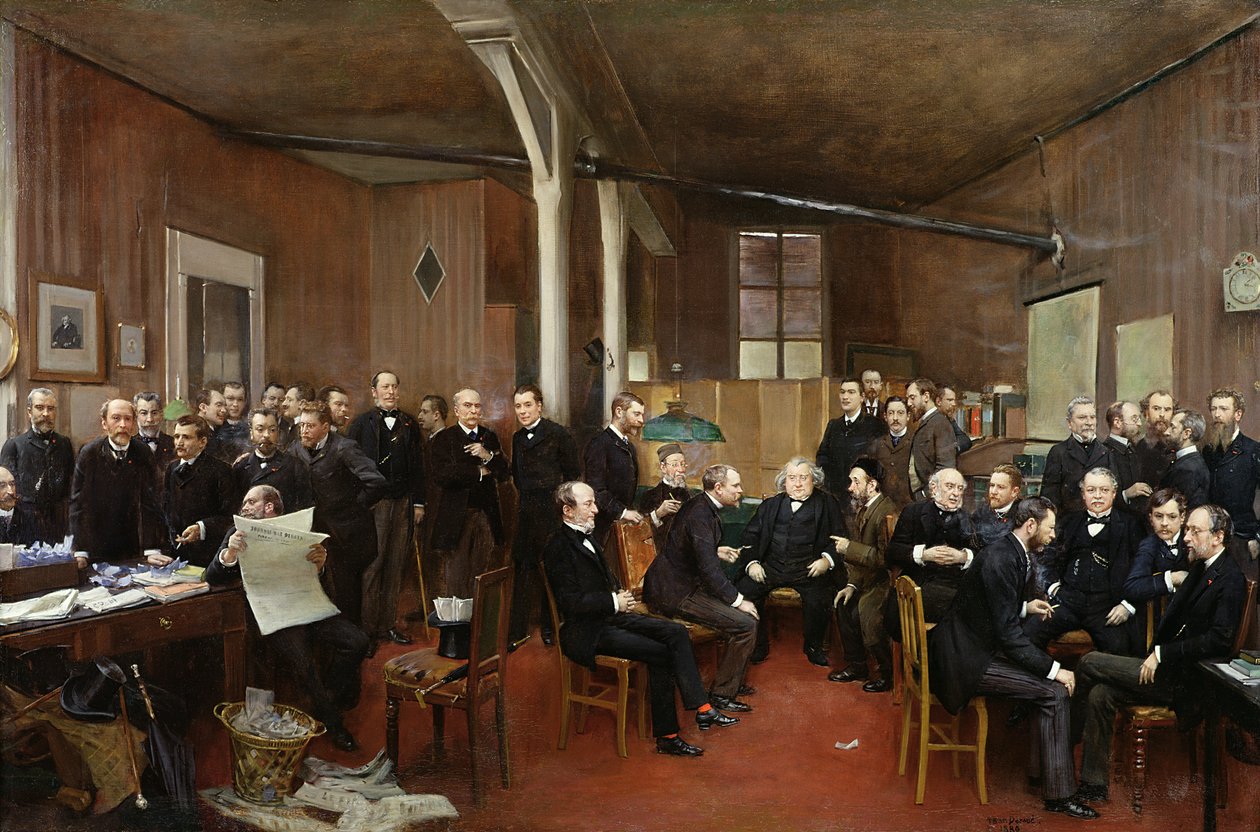 The Journal des Debats, 1889 od Jean Beraud