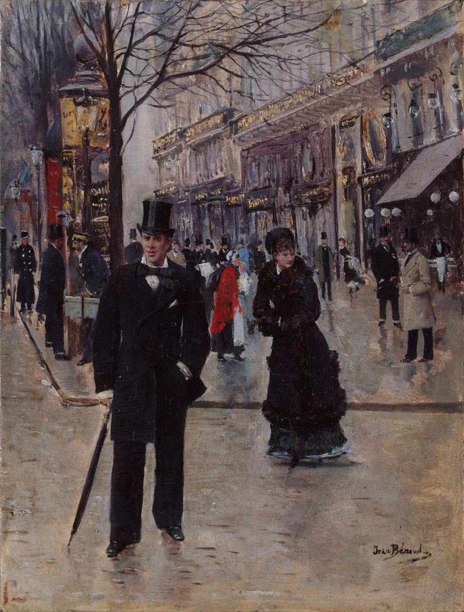 Na Boulevardu od Jean Beraud