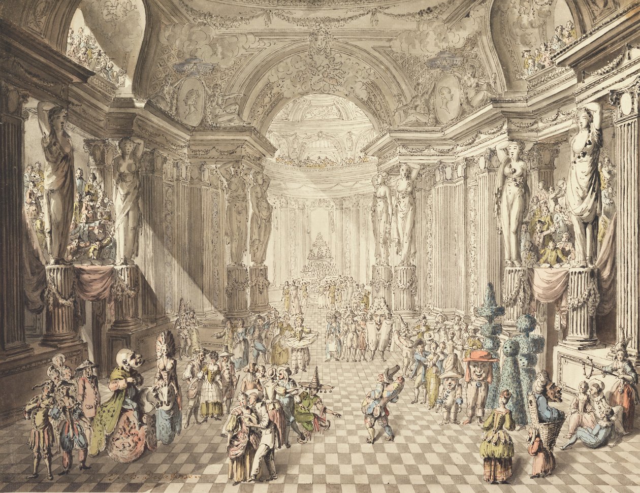 Maškaráda od Charles de la Fosse