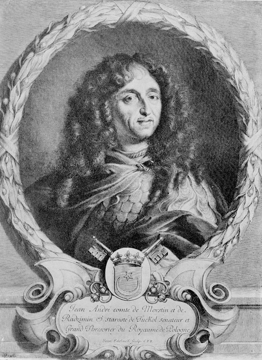 Portrét Jana Andrzeje Morsztyna (1620-93) od Jean Edelinck