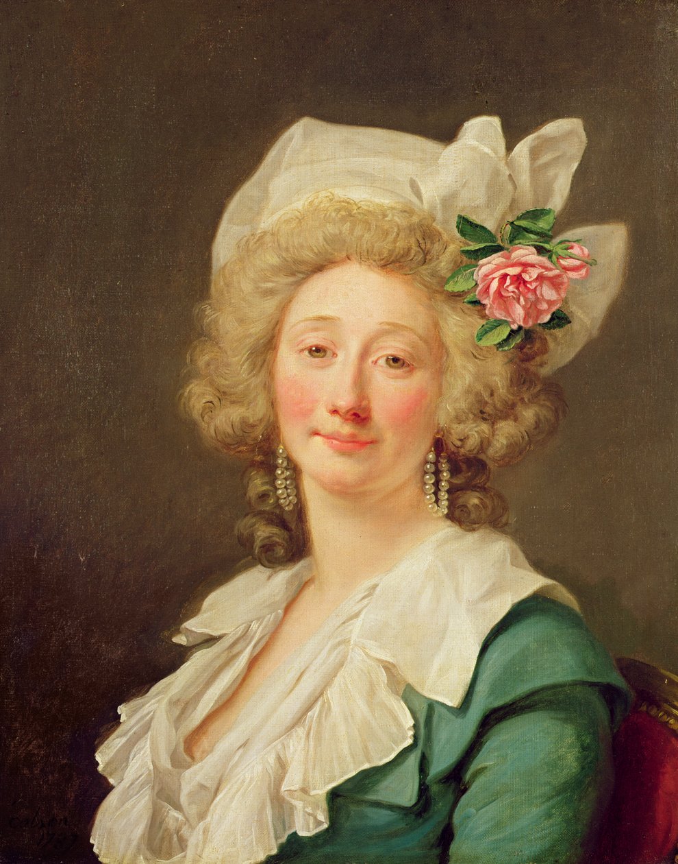 Portrét dámy, 1782 od Jean Francois Colson