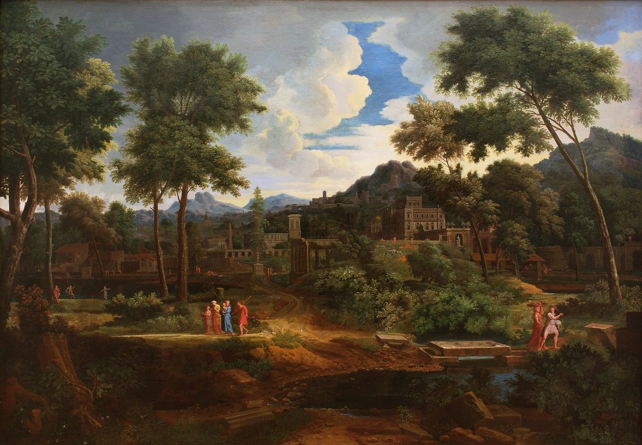 Klasická krajina od Jean Francois Millet