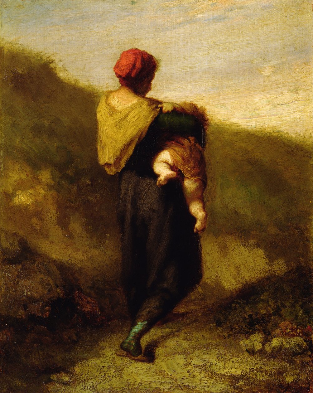 Matka a dítě od Jean Francois Millet
