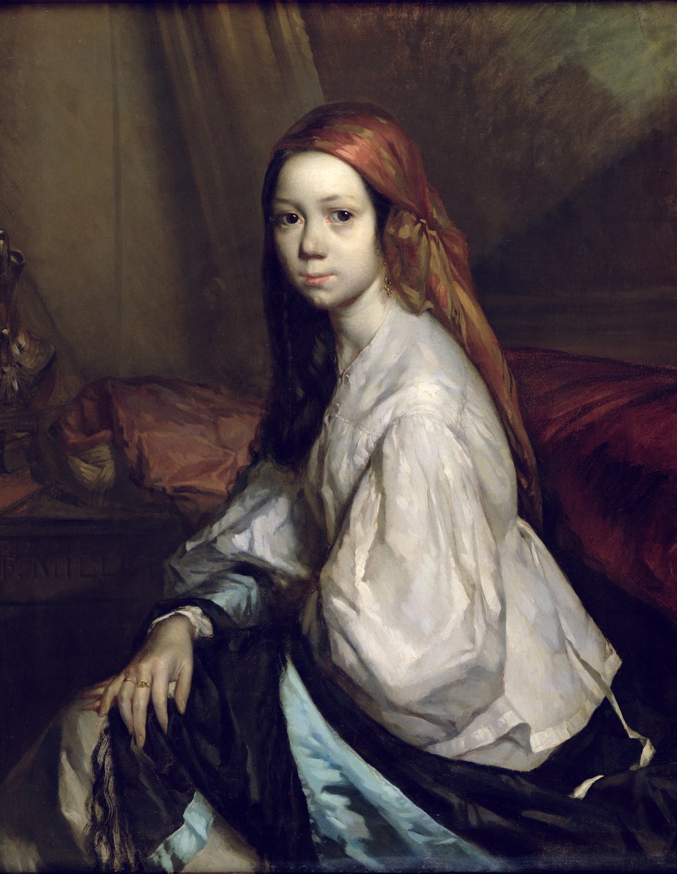 Portrét Pauline Ono († 1844) od Jean Francois Millet