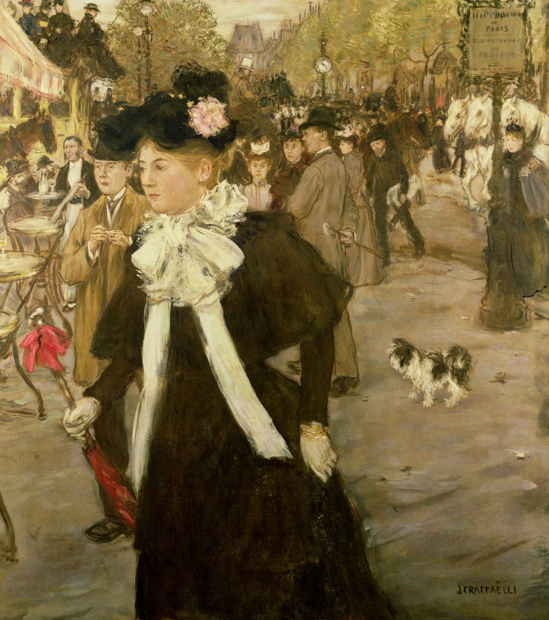 Boulevard des Italiens, kolem roku 1899 od Jean Francois Raffaelli