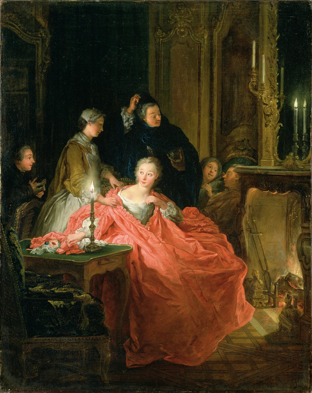 Po plese, 1735 od Jean François de Troy