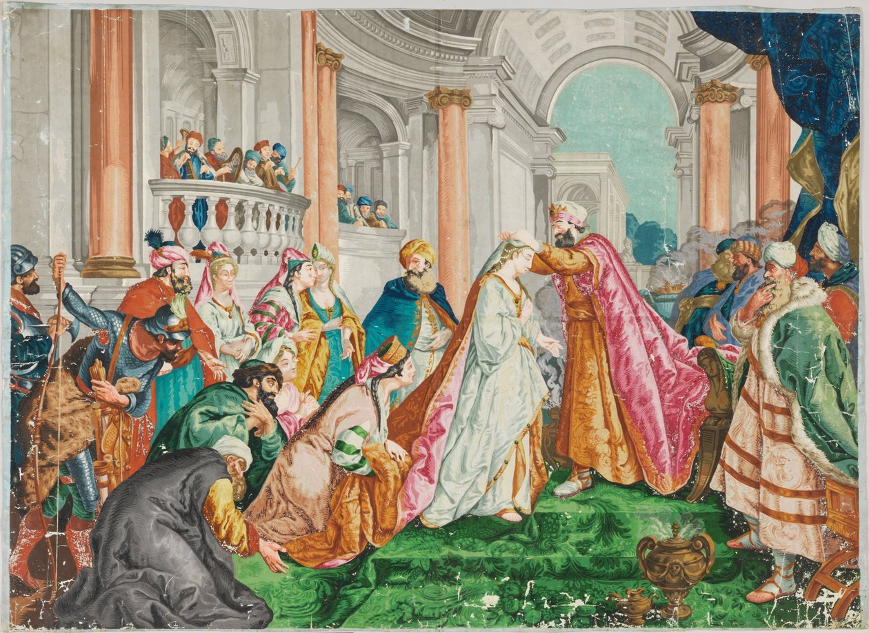 Korunovace Ester od Jean François de Troy