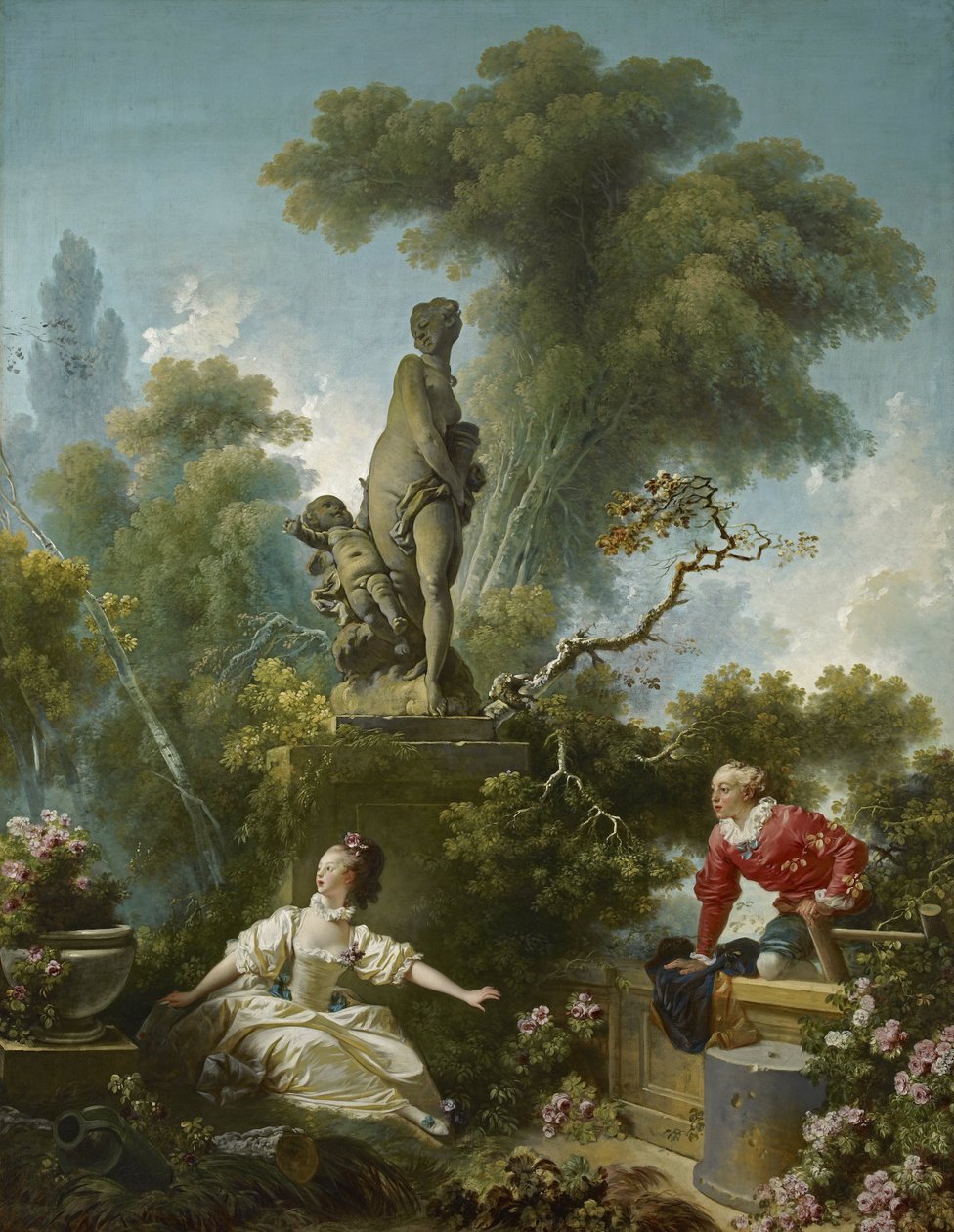Pokrok lásky od Jean Honore Fragonard