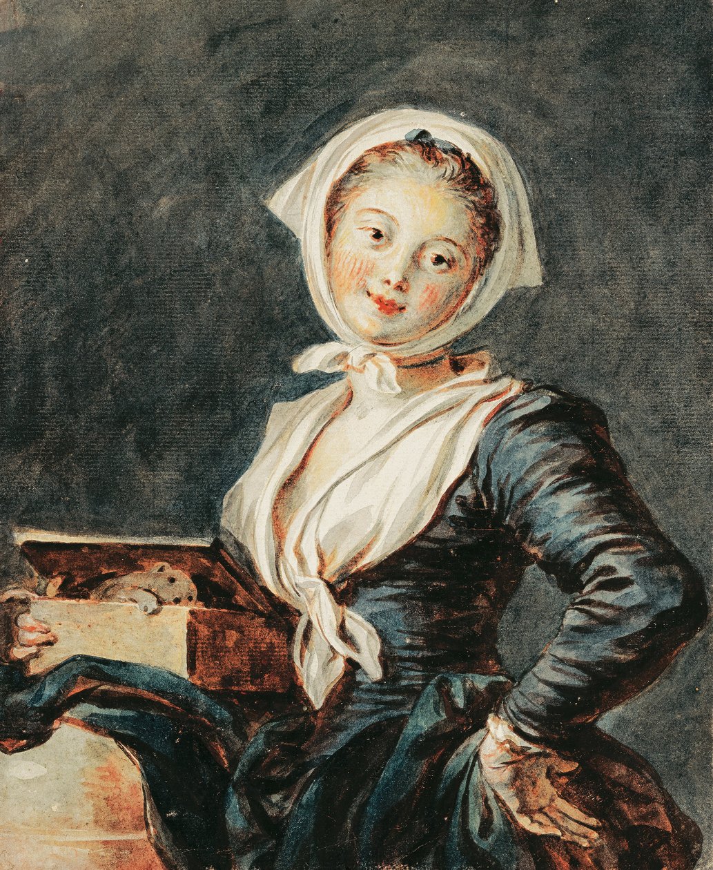 Dívka se svištěm od Jean Honore Fragonard