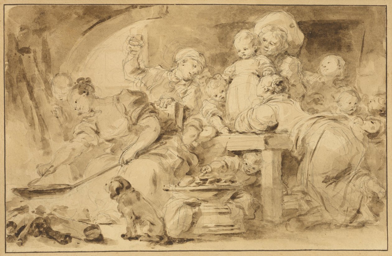 Pancake Maker od Jean Honore Fragonard
