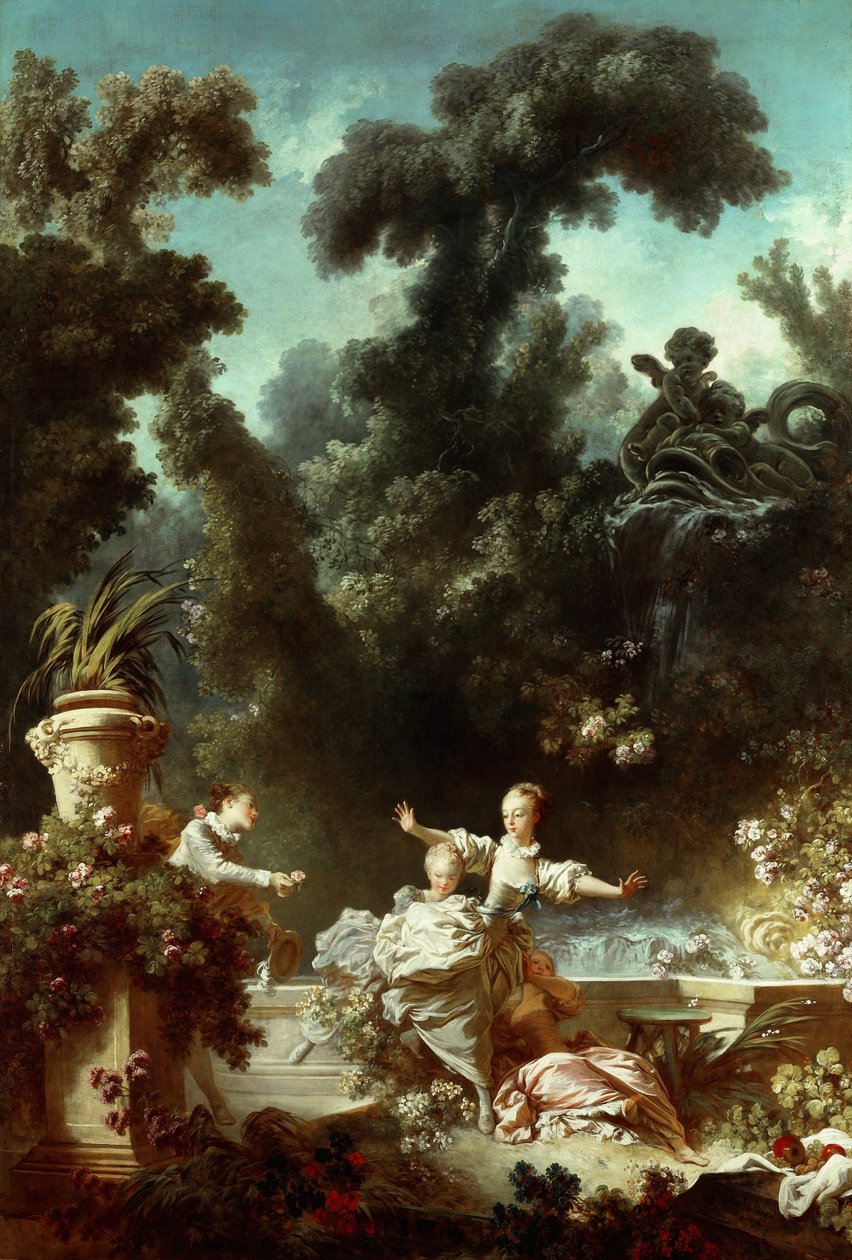 Pronásledování od Jean Honore Fragonard