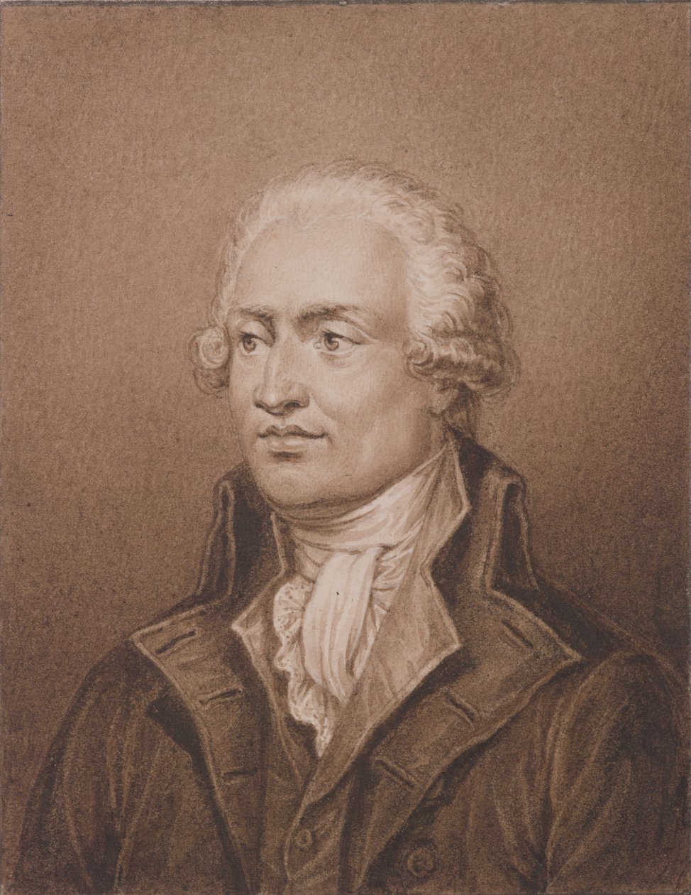 Marie Jean Antoine Nicolas de Caritat (1743-94) markýz de Condorcet od Jean Jacques Frilley