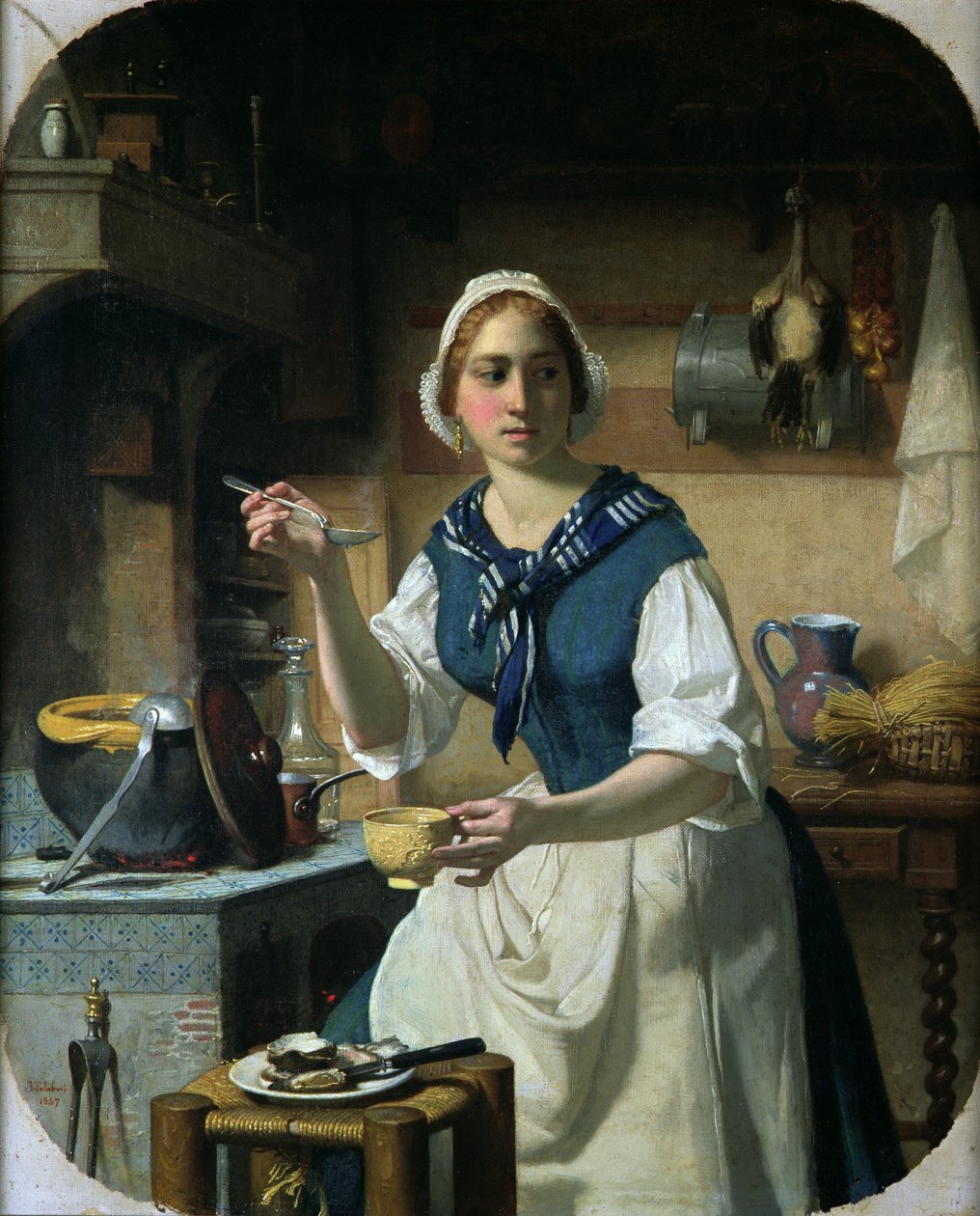 První akcie, 1847 od Jean Jalabert