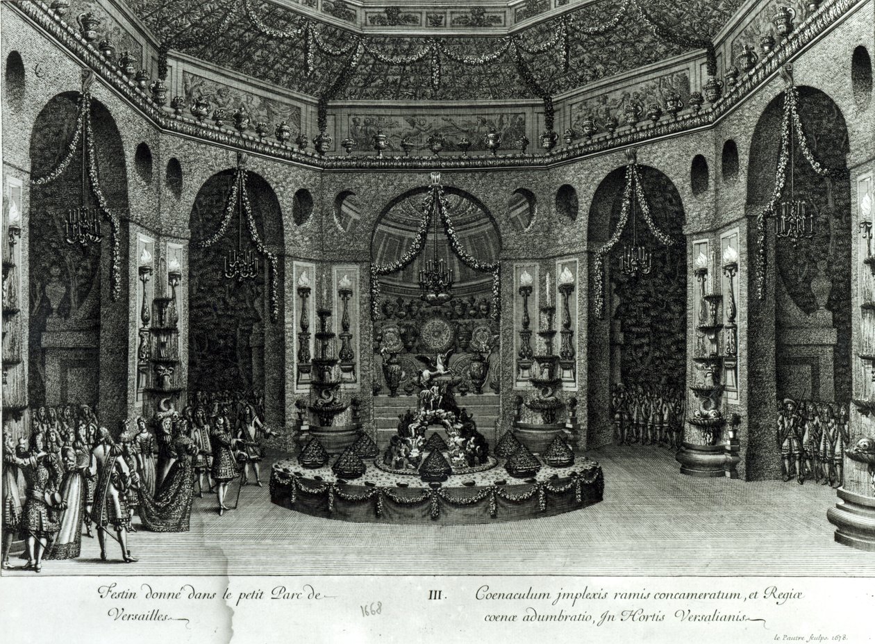 Svátek na malém pozemku ve Versailles, 1678 od Jean Lepautre
