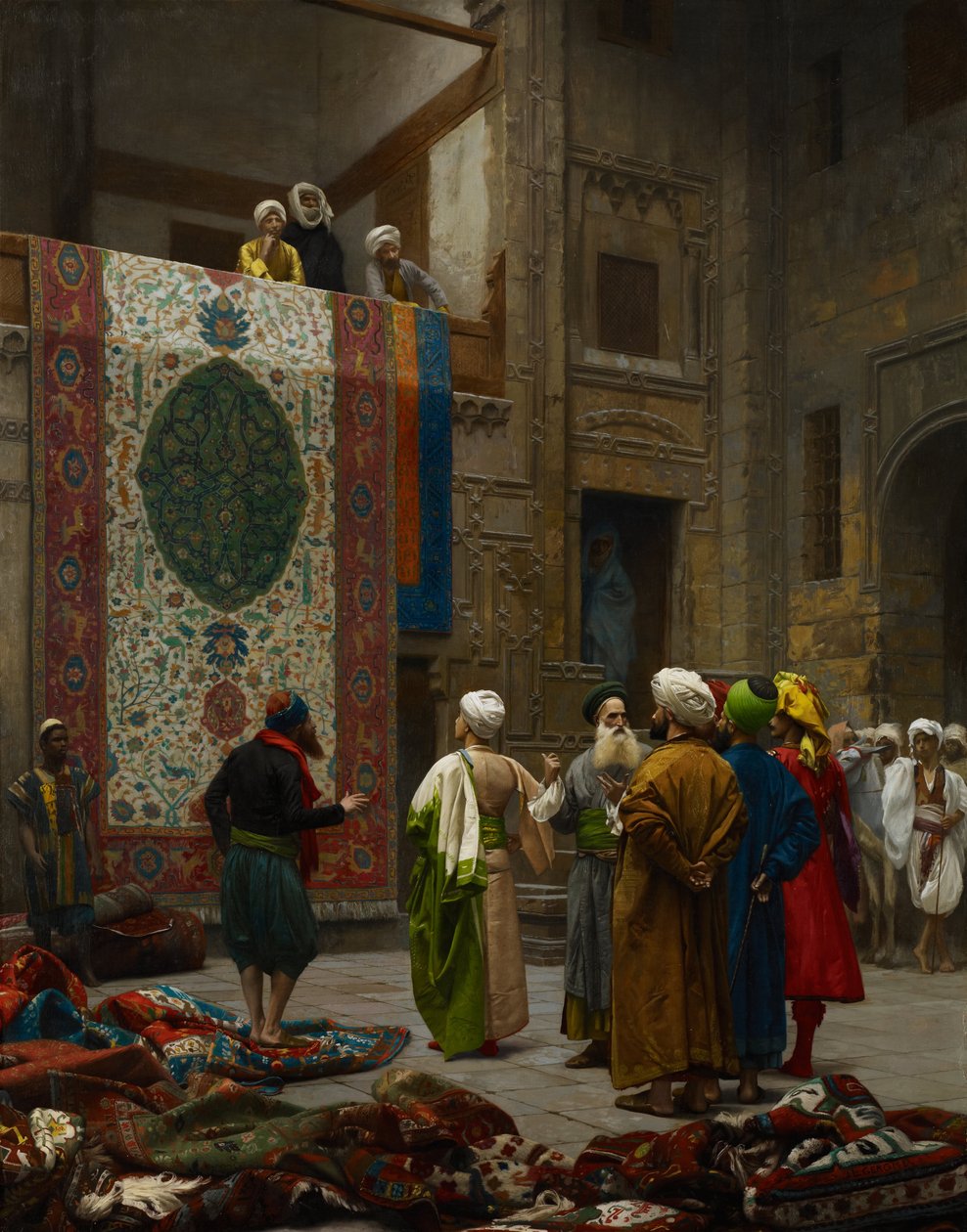 Obchodník s koberci od Jean Leon Gerome