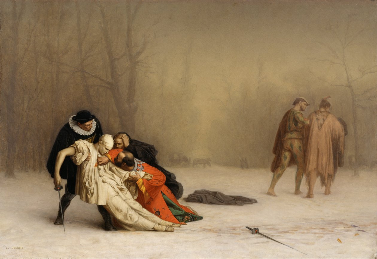 Duel po maškarádě od Jean Leon Gerome