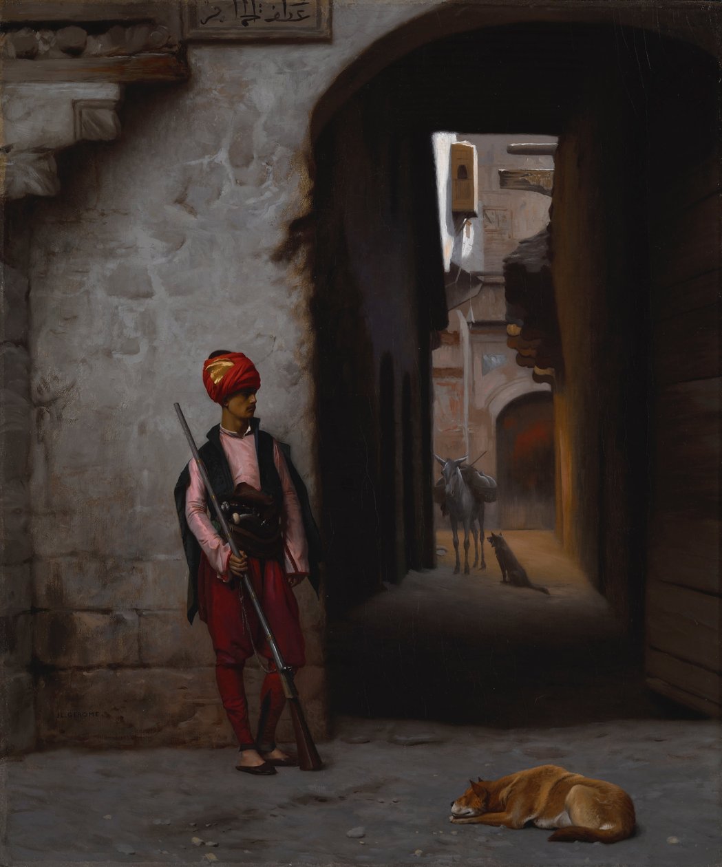 Stráž od Jean Leon Gerome