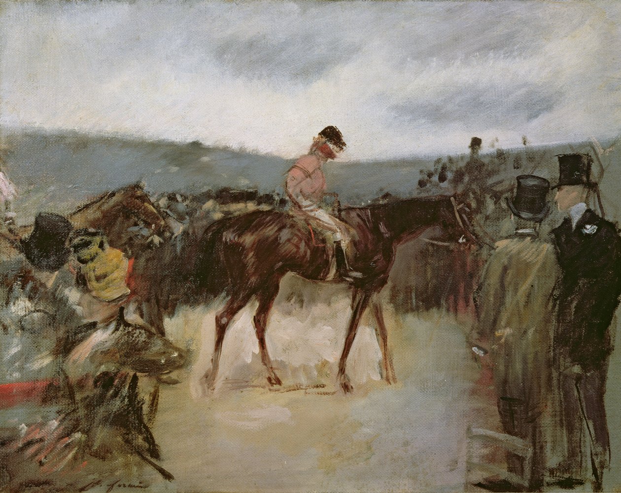 Na závodech od Jean Louis Forain