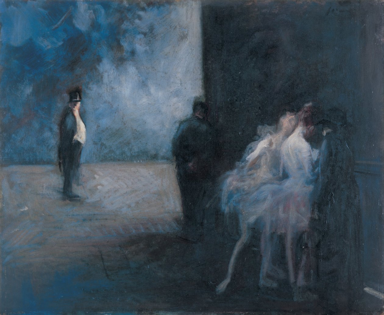 Backstage Symphony in Blue od Jean Louis Forain