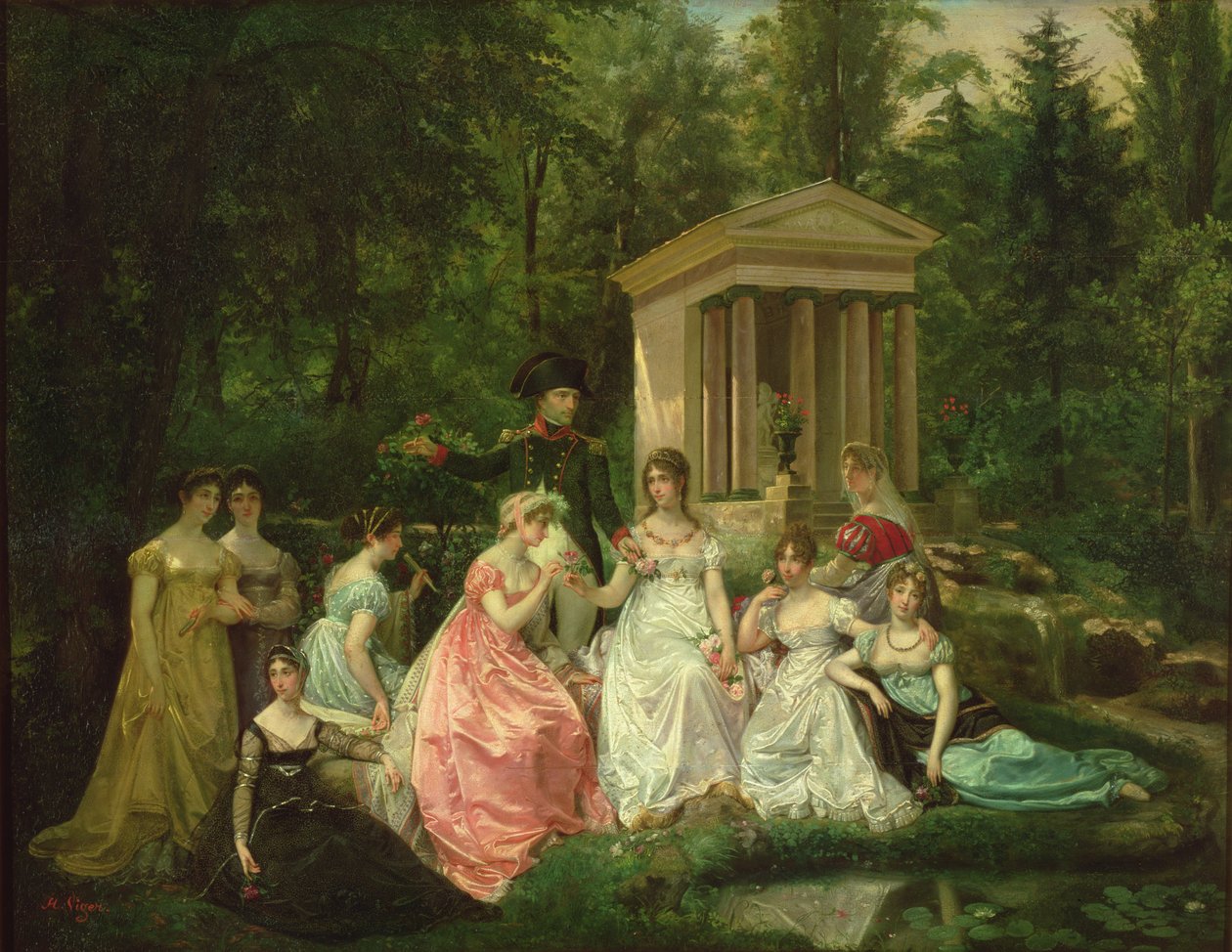 Růže z Malmaison, kolem roku 1867 (viz 121777) od Jean Louis Victor Viger du Vigneau