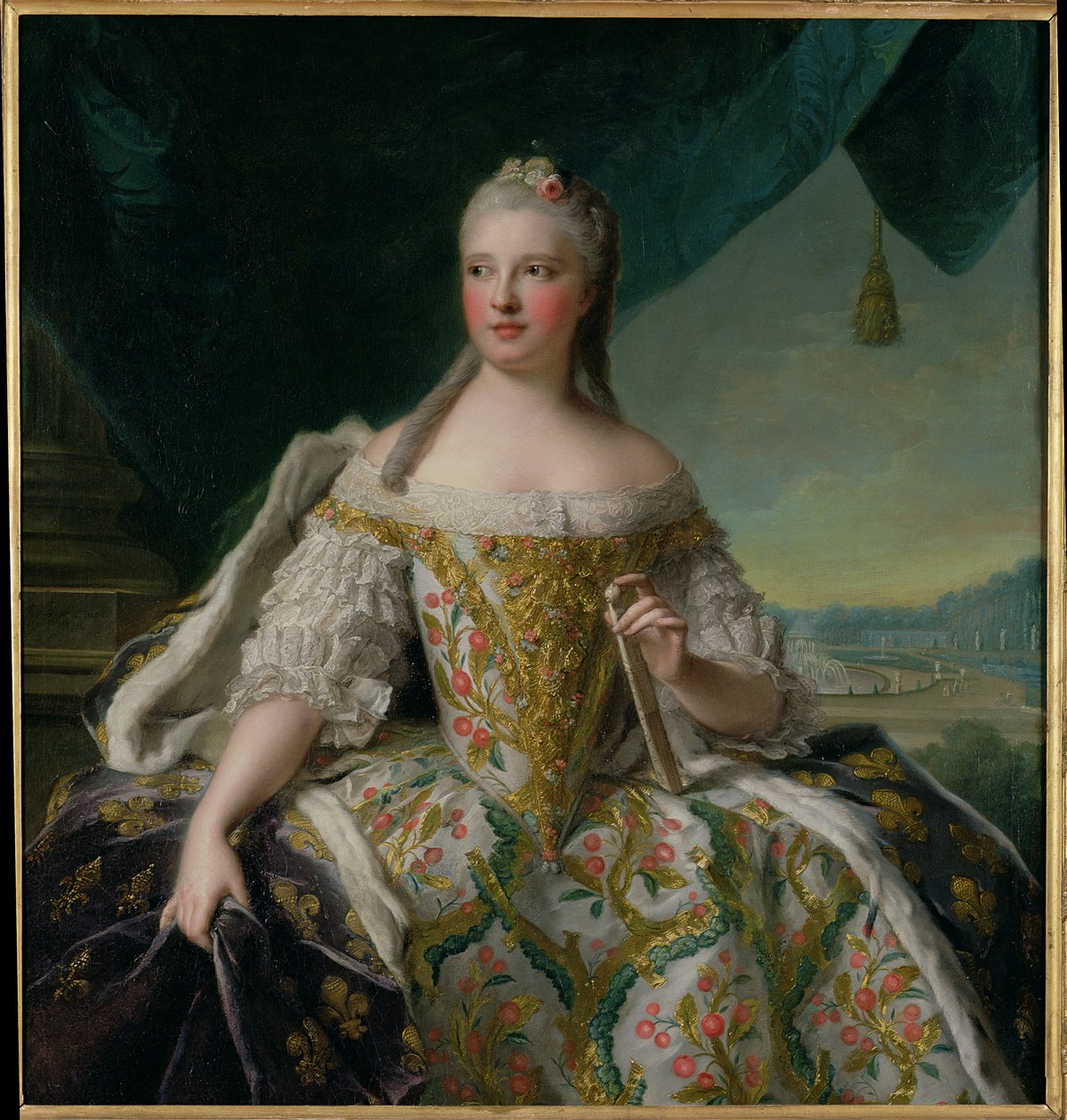 Dauphine Marie-Josephe de Saxe (1731-67) 1751 od Jean Marc Nattier
