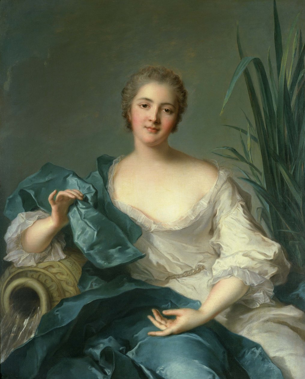 Portrét Madame Marie-Henriette Berthelot de Pléneuf od Jean Marc Nattier