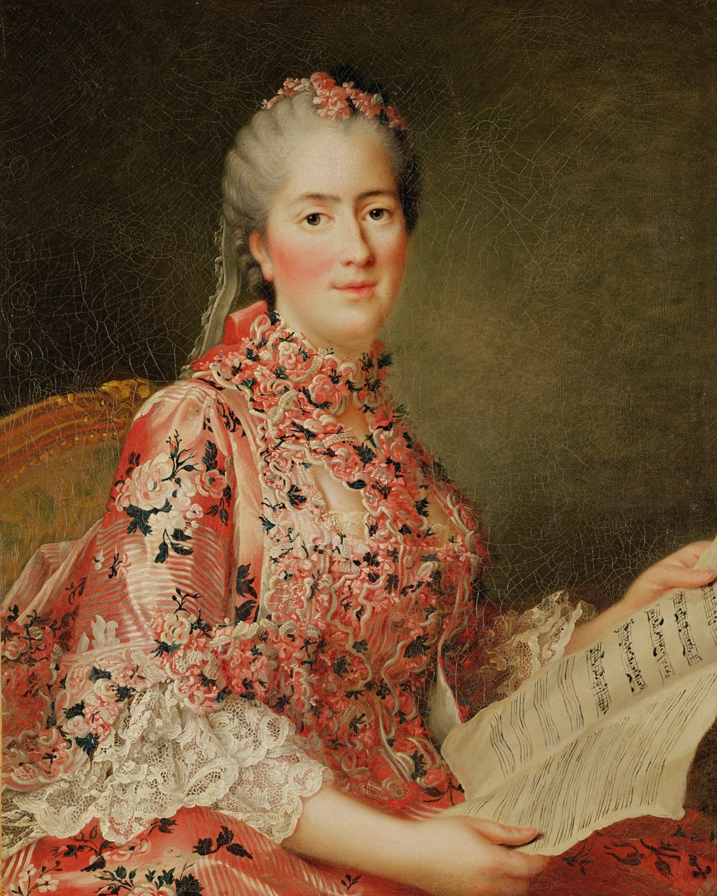 Portrét Victory Francouzské (1733-99) od Jean Marc Nattier