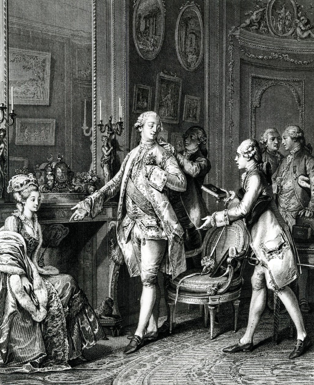 Velká toaleta, cca 1780 od Jean Michel the Younger Moreau