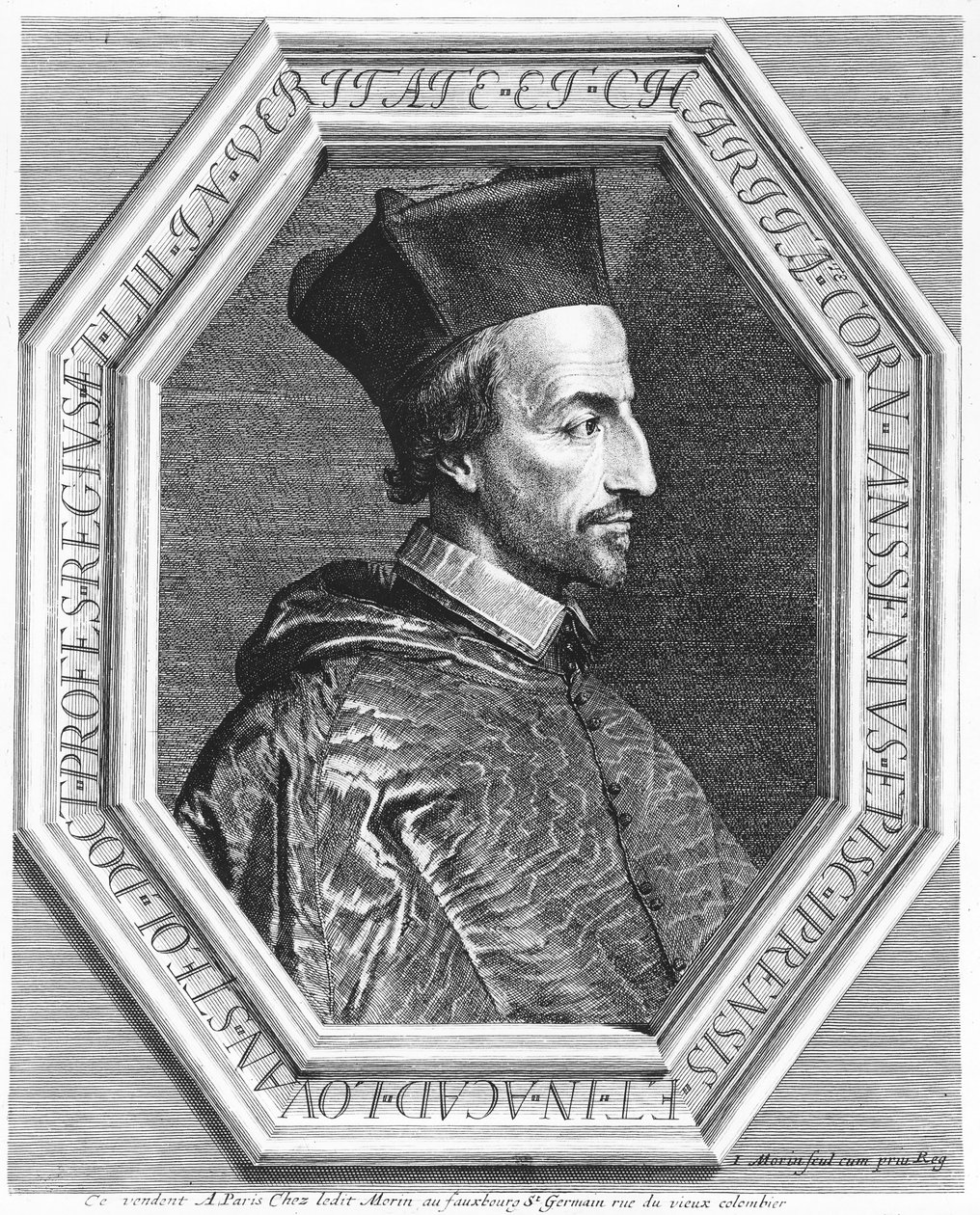 Cornelius Jansen, biskup z Ypres od Jean Morin