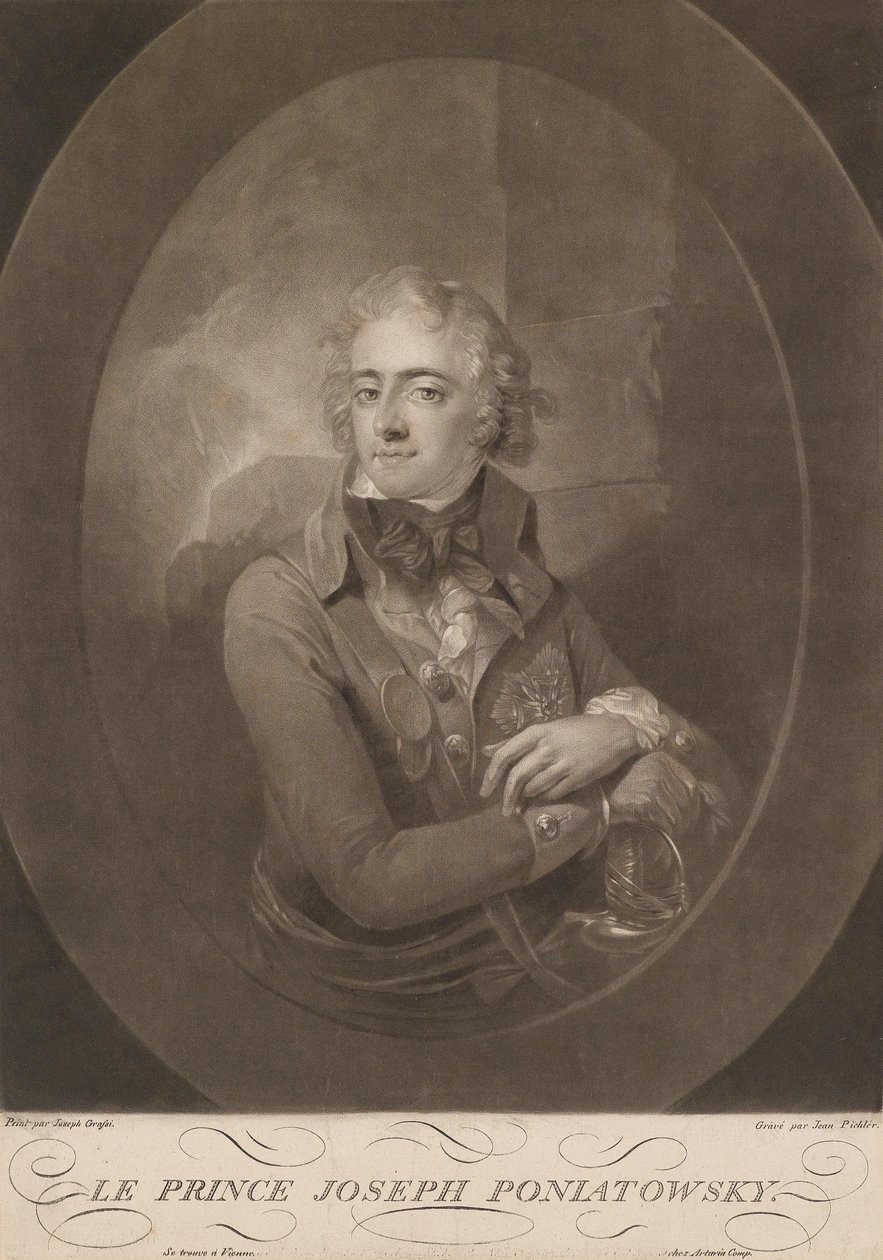 Portrét prince Josefa Poniatowského od Giuseppe or Josef Grassi