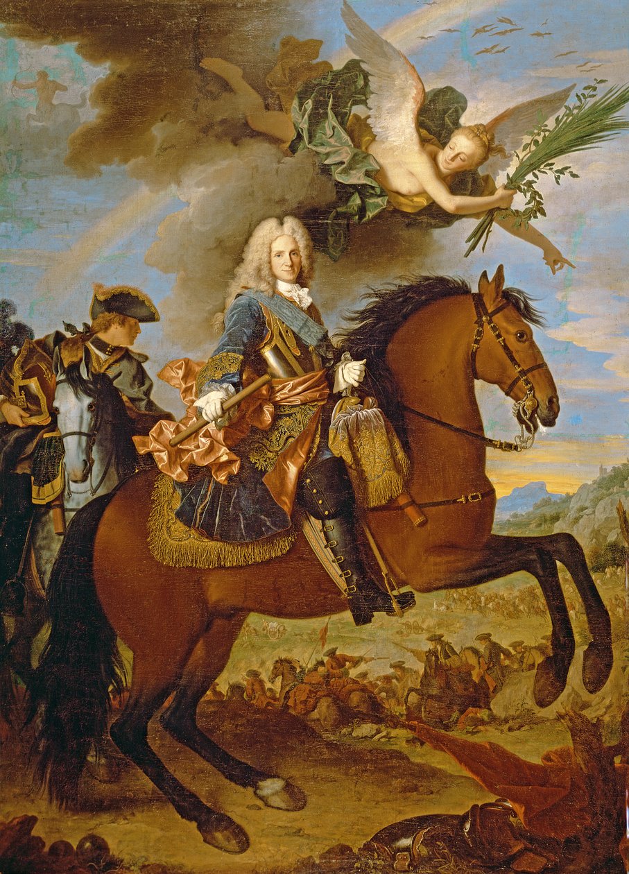 Jezdecký portrét Filipa V. (1683-1746) od Jean Ranc