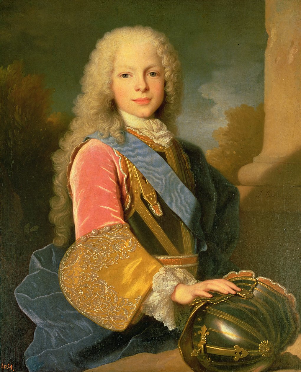 Portrét Ferdinanda de Bourbon a Savoy (1713-59), princ z Asturie, 1725 od Jean Ranc