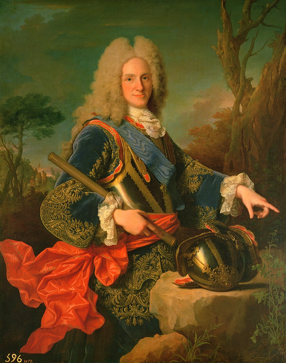 Portrét Filipa V. (1683-1746) od Jean Ranc