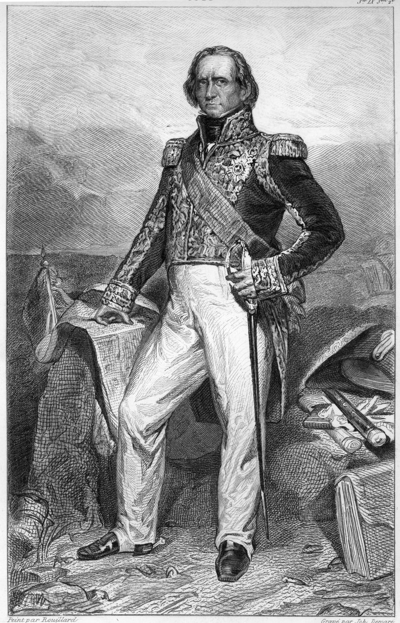 Portrét Nicolase Jean-de-Dieu Soulta (1769-1851) vévody de Dalmatie, maršála Francie a předsedy vlády od Jean Sebastien Rouillard