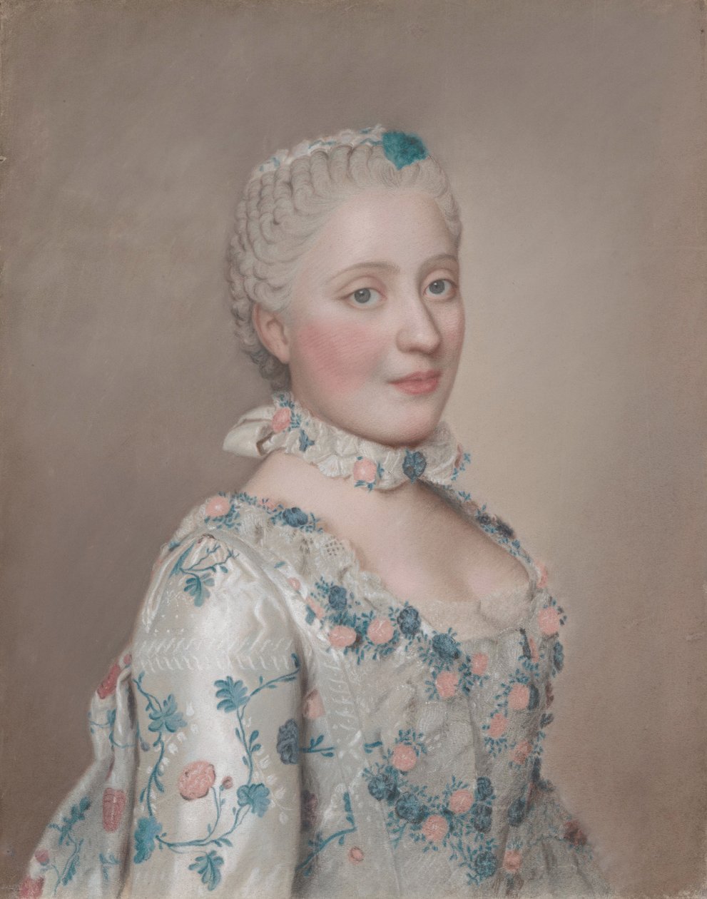 Portrét Marie Josephe Saské od Jean Étienne Liotard