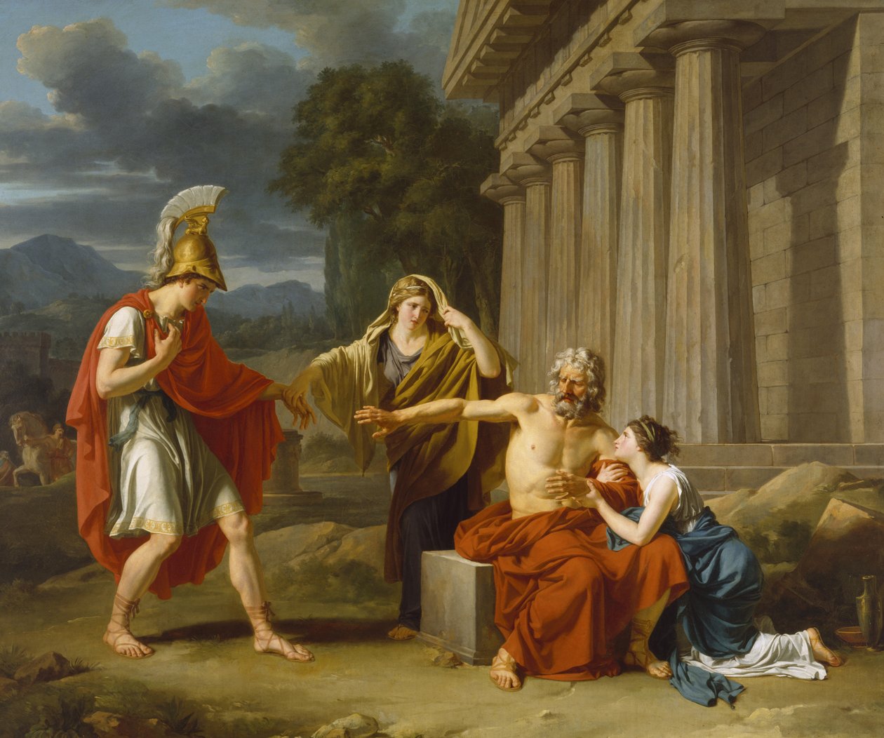 Oidipus v Colonu od Jean Antoine Théodore Giroust