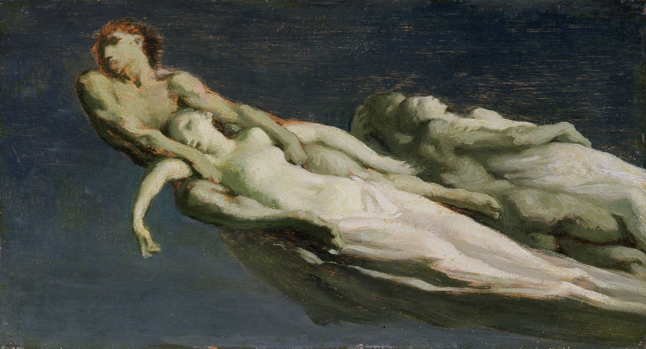 Padající hvězdy (olej na desce) od Jean Francois Millet