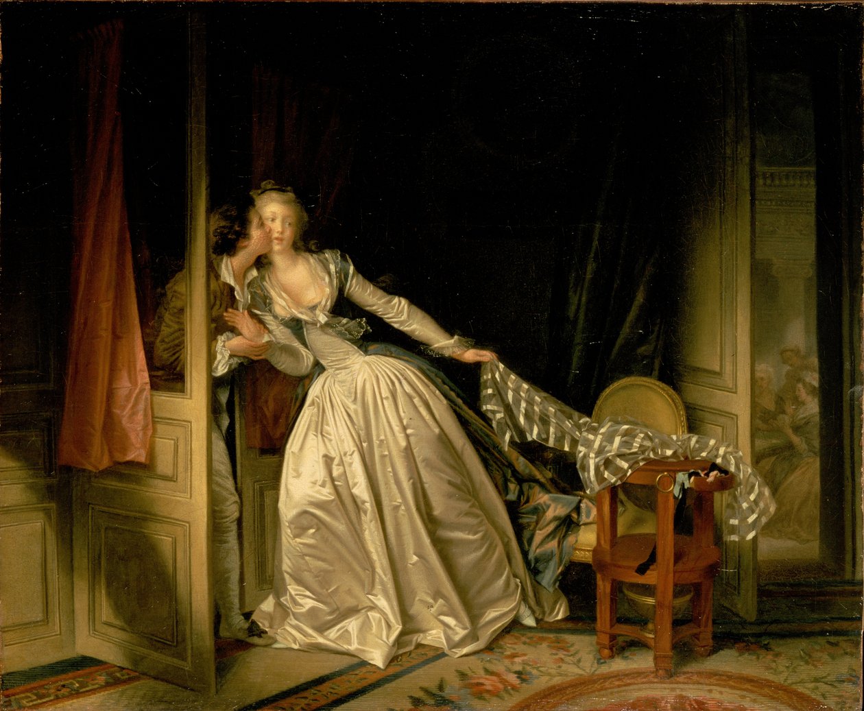 Ukradený polibek od Jean Honore Fragonard